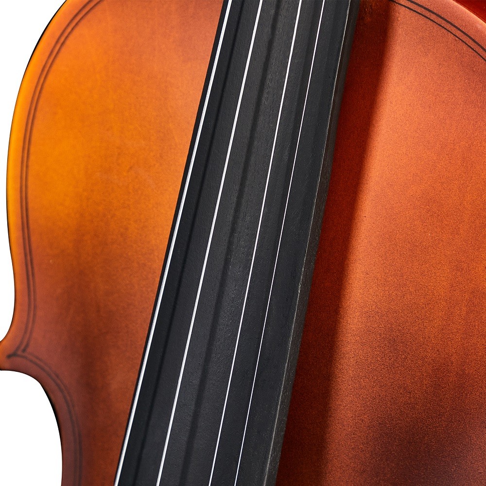 3/4 Acoustic Violin with Case Bow Rosin Tuner Shoulder Rest Strings
