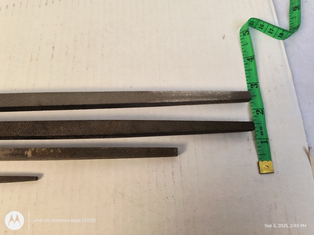 Square Metal Files Lot 4 Various
