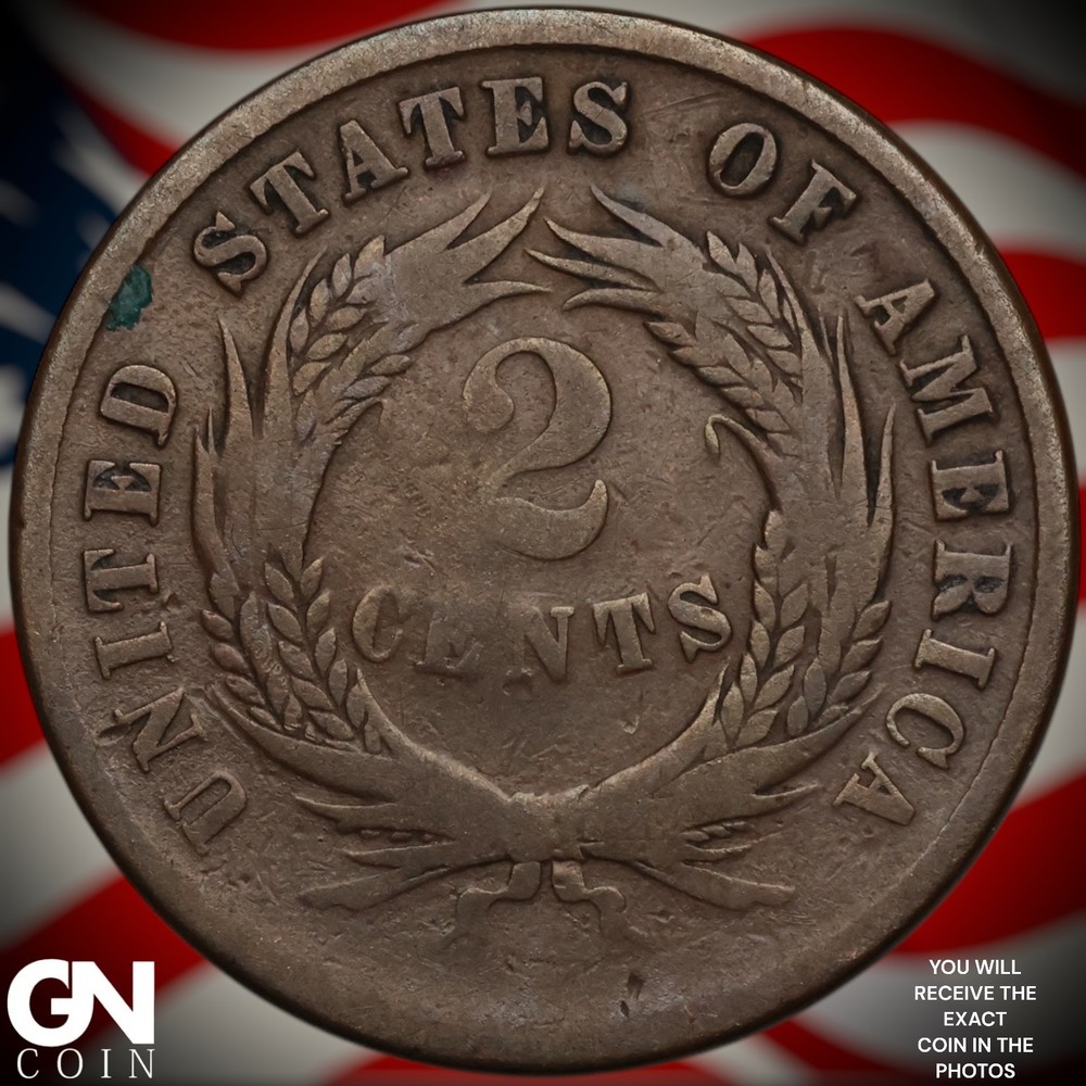 1866 2 Cent Piece Z7760