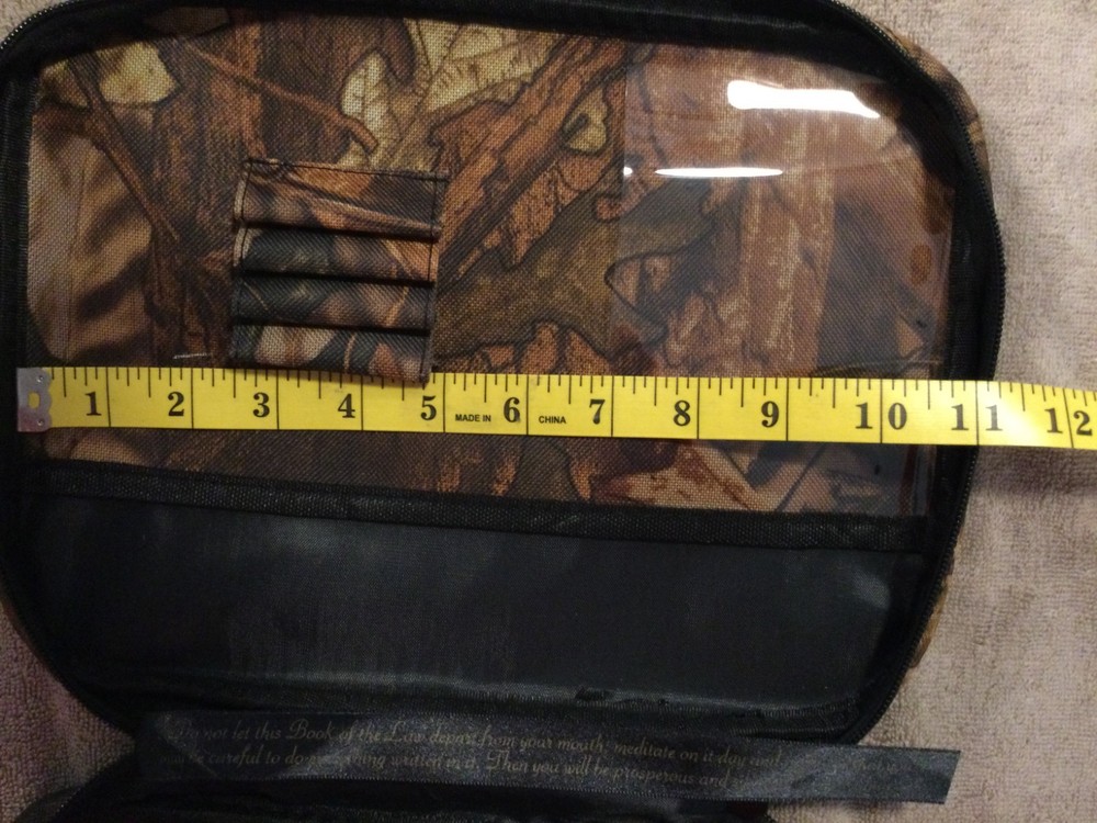 Bible Camouflage Canvas Cover