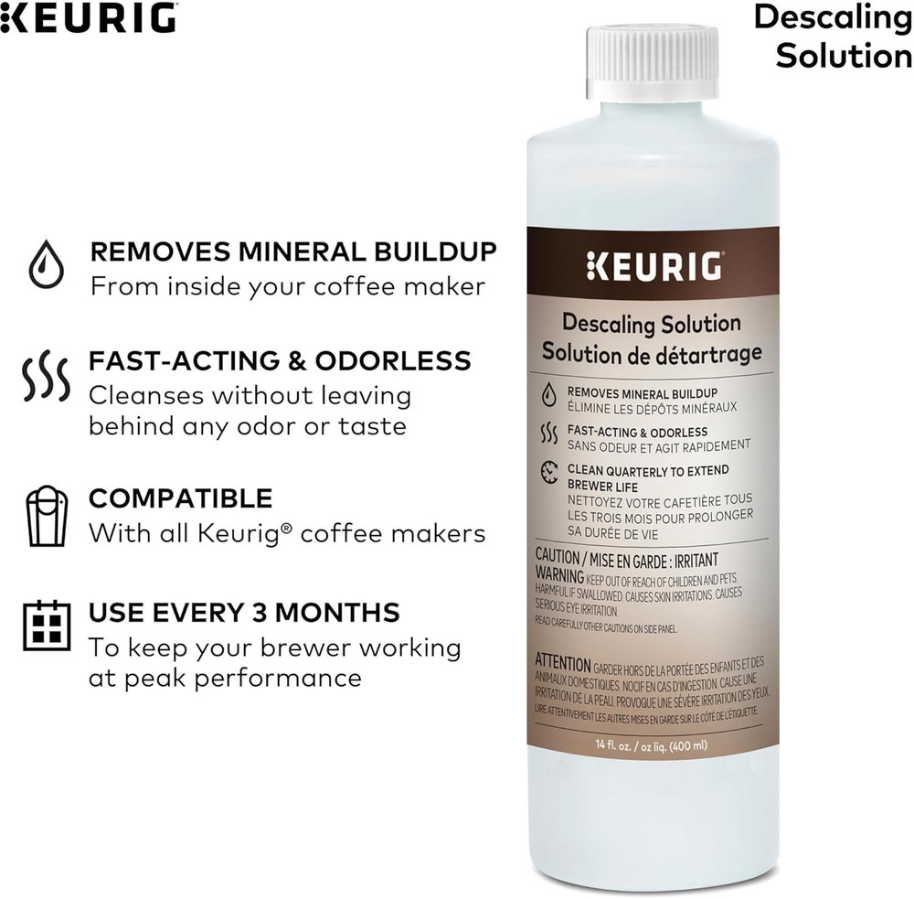 Brewer Cleanse Kit for Maintenance Includes Descaling Solution & Rinse Pods, Com
