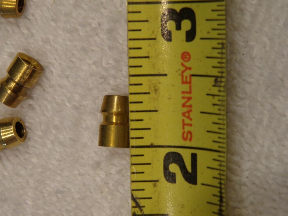 (8) ‘NOS’ Spark Plug Terminal Nuts.....8/32” Brass Spark Plug Terminal Nuts