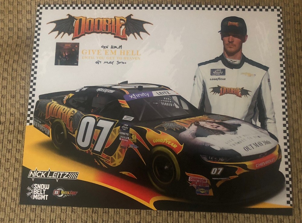 Nascar Xfinity Driver #07 Nick Leitz Doobie 2025 Postcard