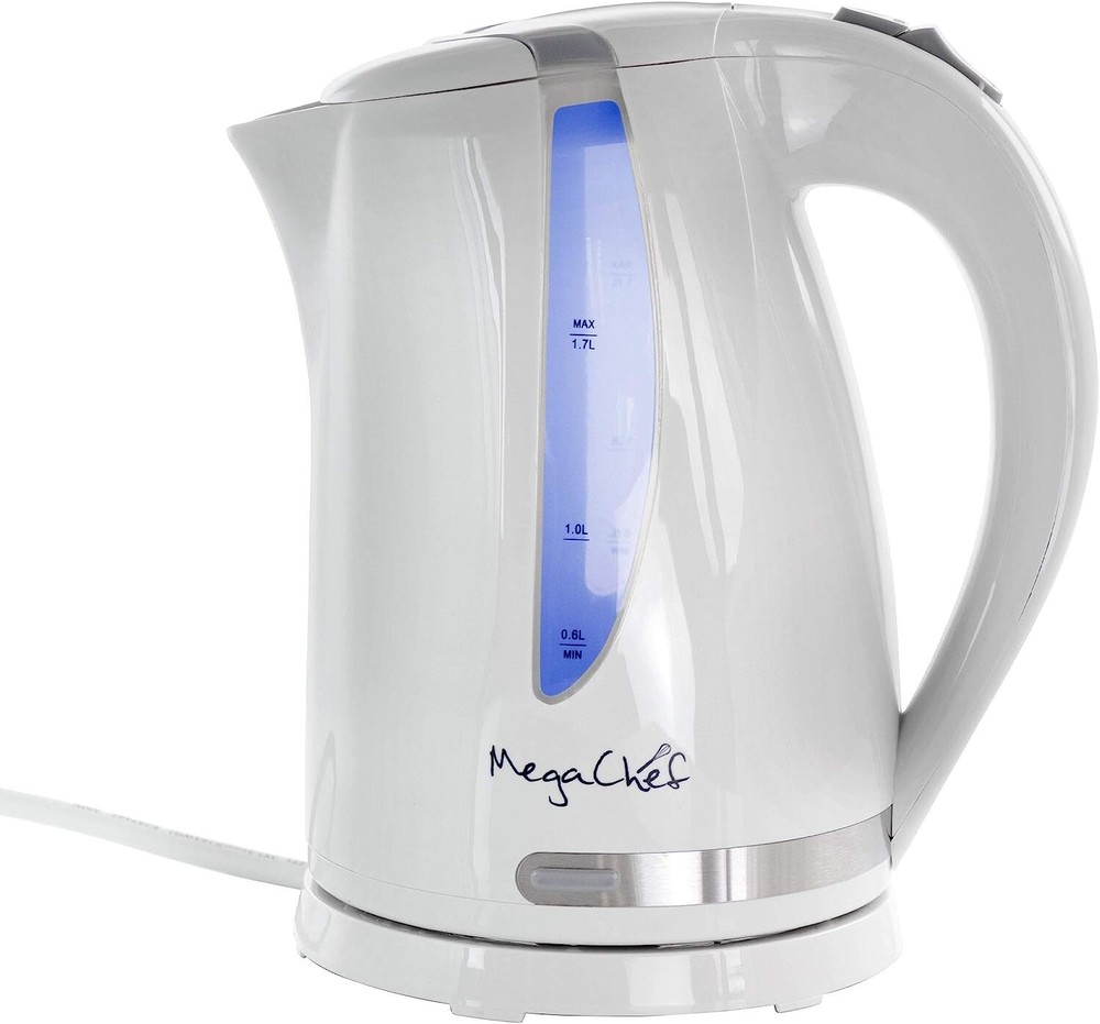 MegaChef MGKTL-1743 1.7L Tea Kettle - White