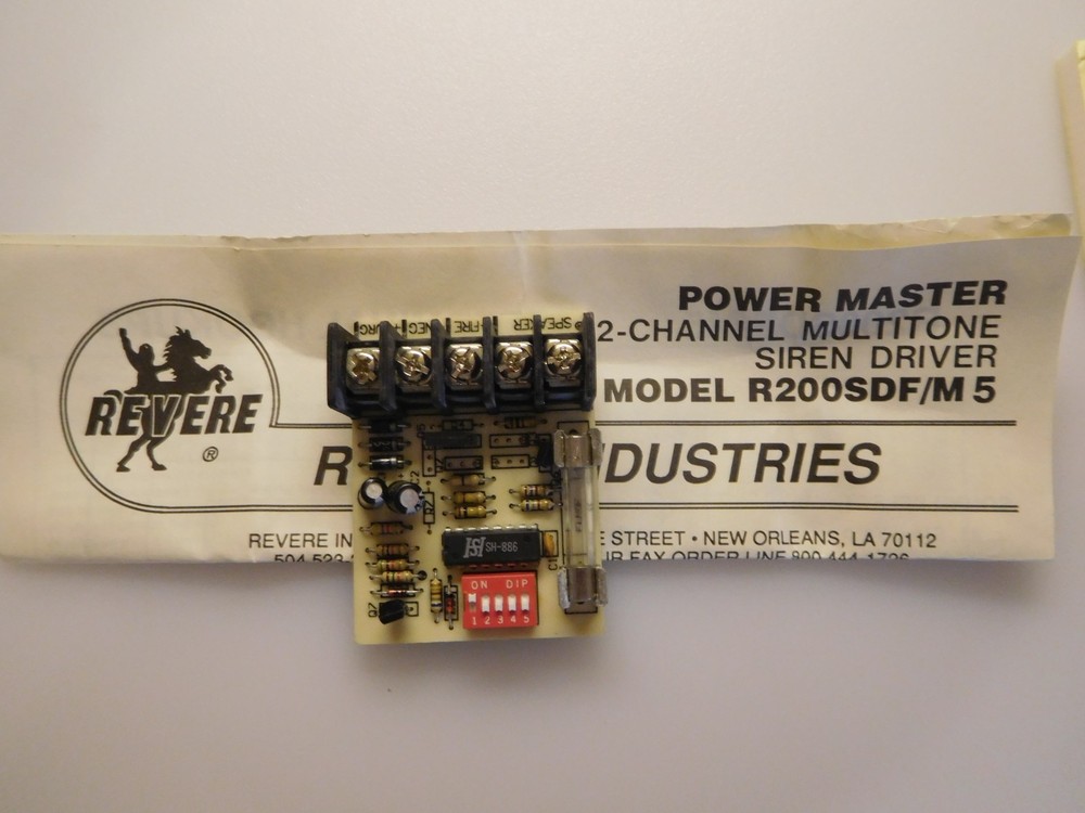 REVERE R200SDF/MF FIVE SWITCH SELECTABLE SOUNDS