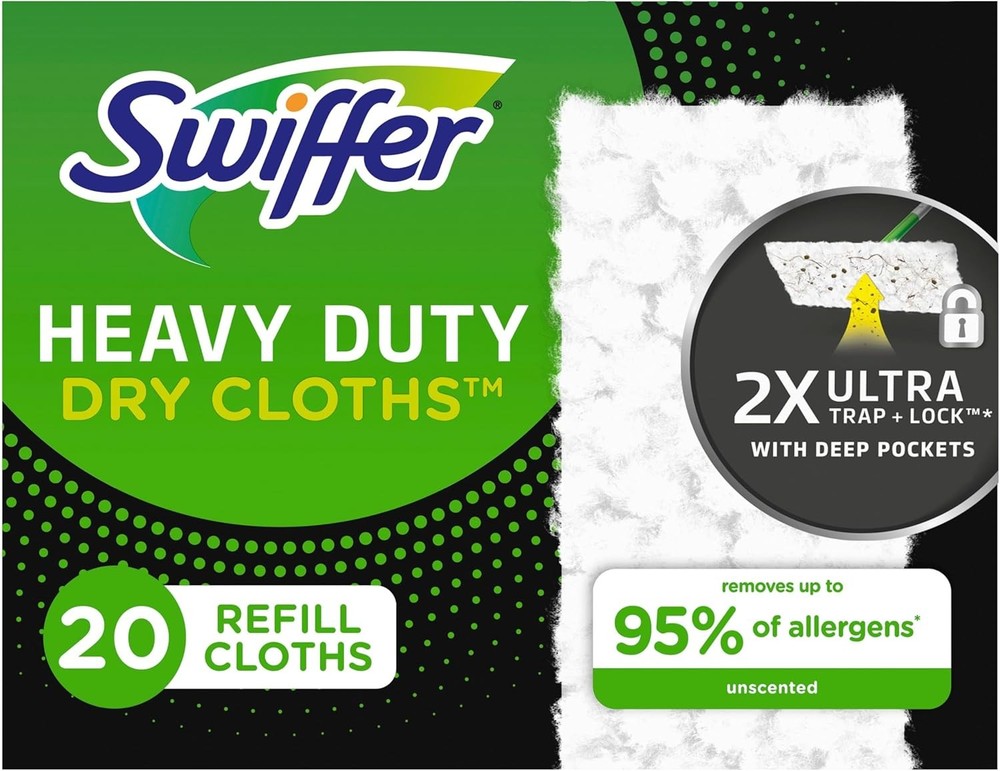 Sweeper Heavy Duty Dry Multi-Surface Cloth Refills for Floor