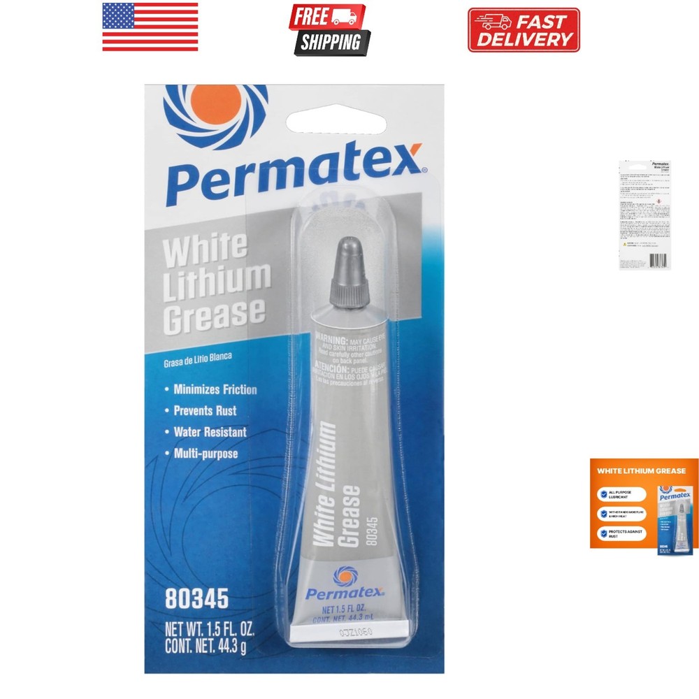 80345 White Lithium Grease, 1.5 oz.
