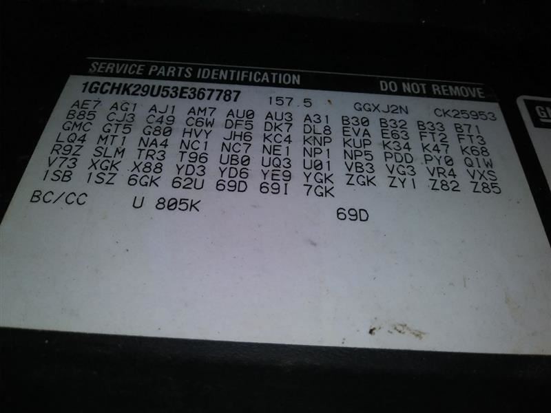 SILVRDO25 2003 Headrest 310143