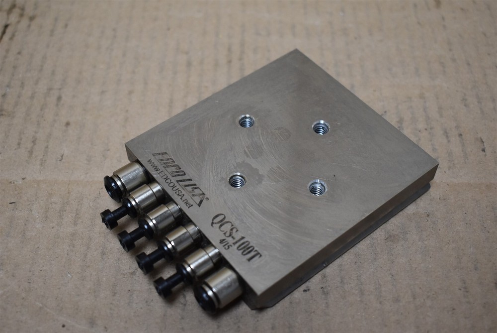 EDCO USA Quick Change System Tooling Plate P/N QCS-100T