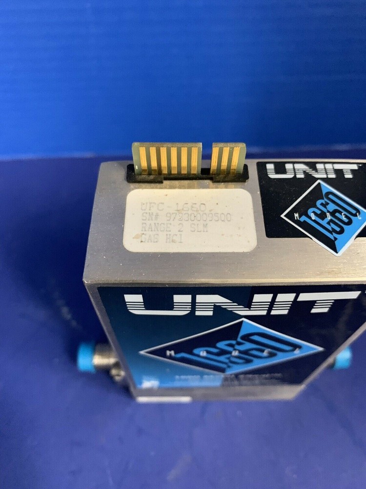 UNIT UFC-1660 Mass Flow Controller, HCl, 2 SLMUsed