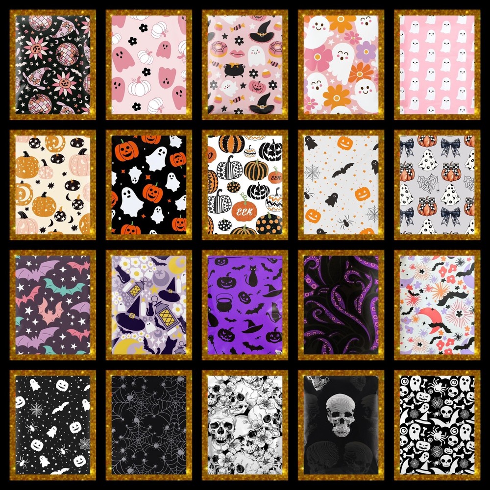 Poly Mailers Halloween Assortment 10x13