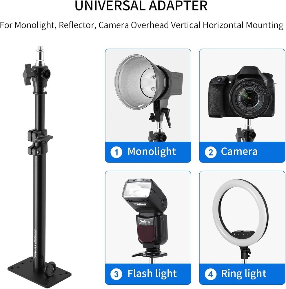 Photography Studio Wall Mount, Camera Wall Ceiling Mount Boom Arm