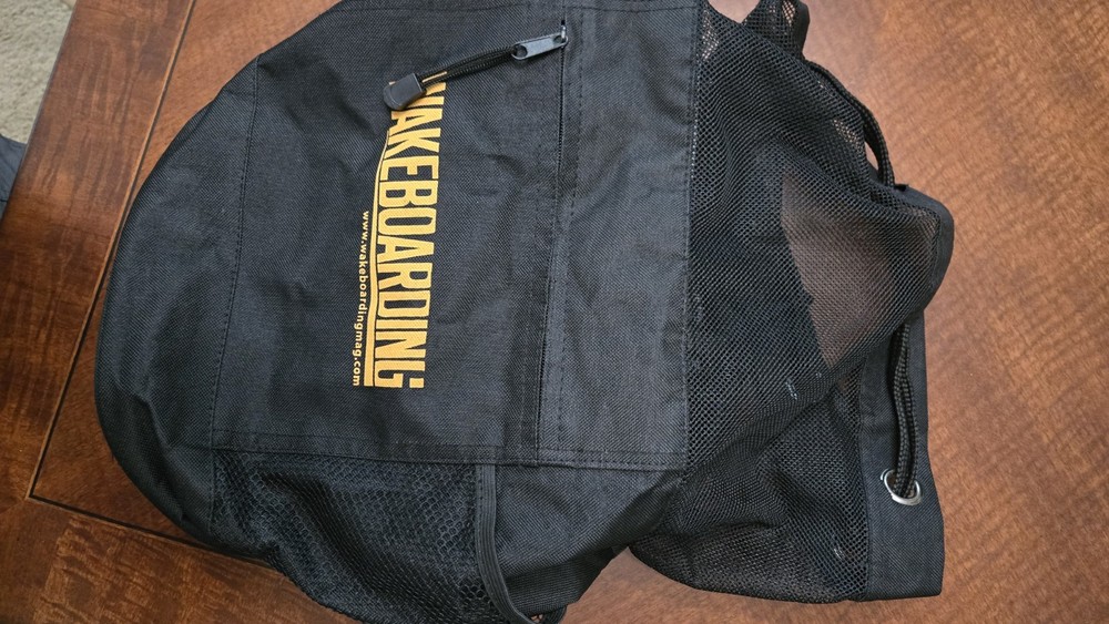 Wakeboarding Magazine Backpack Black