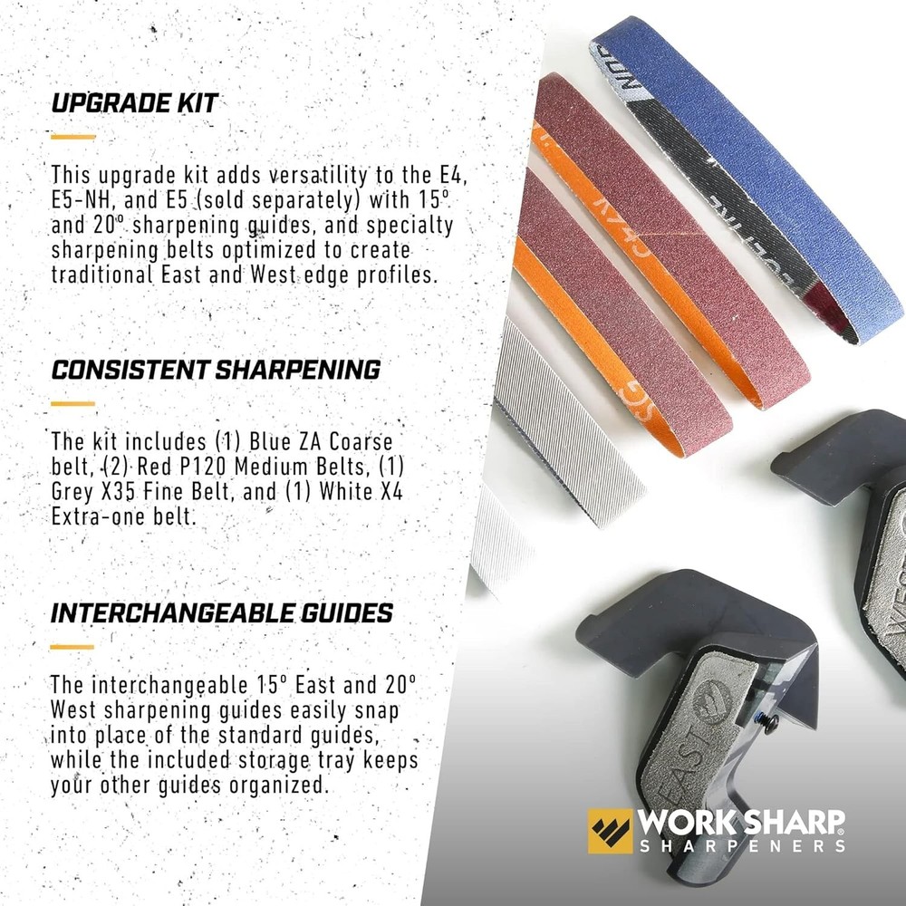 Complete Electric Kitchen Knife Sharpener Upgrade Kit for Precision Sharpening