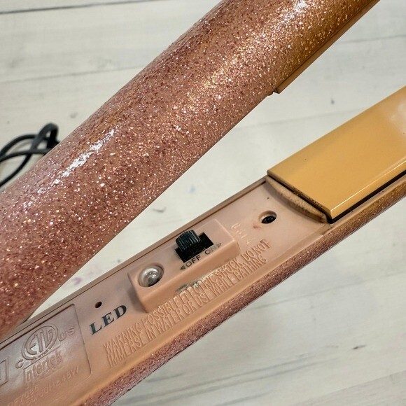 Chi Ceramic Flat Iron Glitter pink