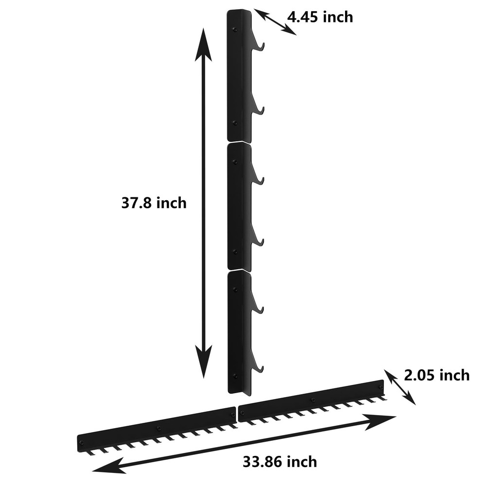 Lat Pull Down Bar Storage Rack Wall Mount,Gym Storage Wall Organizer for Lat ...