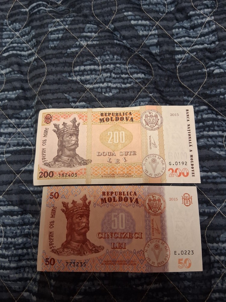 Moldovan Leu Banknotes 250 Leu