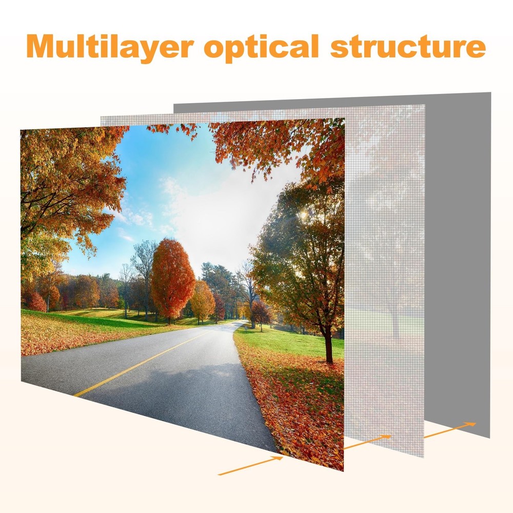 Outdoor Projector Screen, Washable Movie Screen & Foldable Projection Screen ...