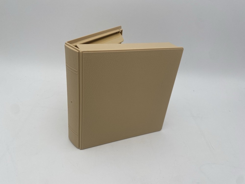 Vintage Gray 5.25 Floppy Disk Storage Case Box PC Computer Disk Holder