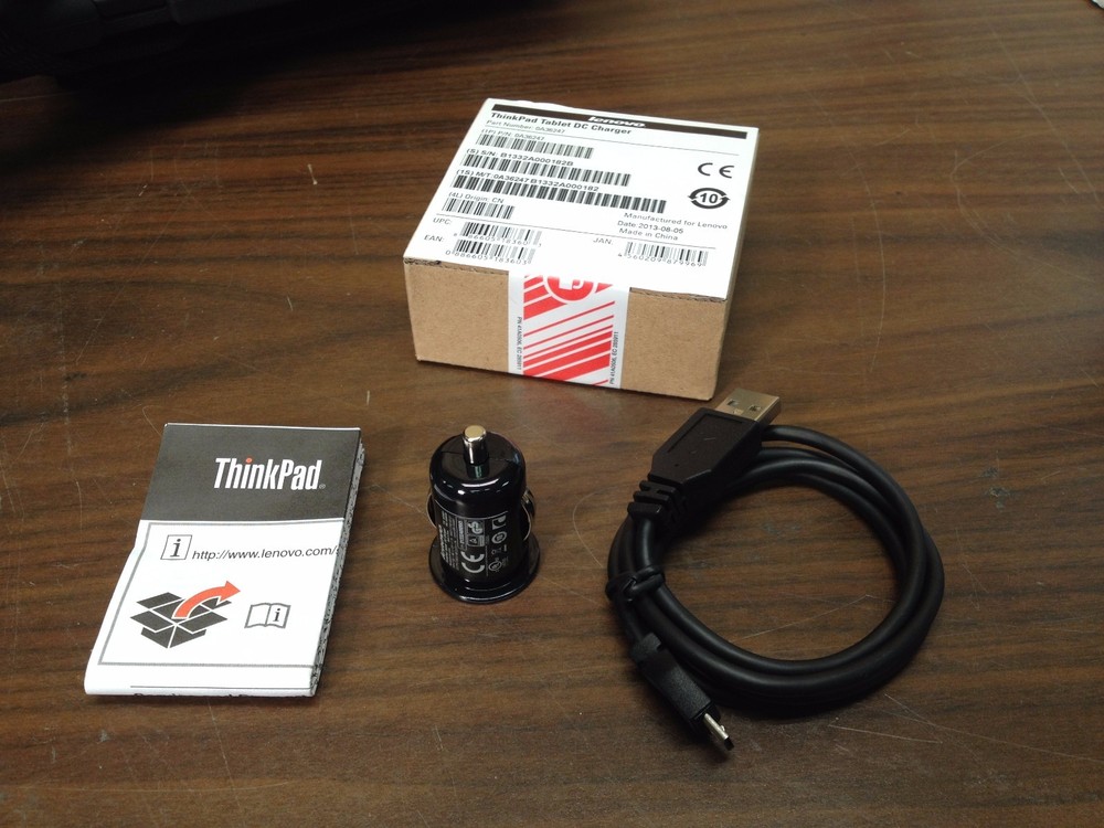Genuine Lenovo Auto Adapter - 5 V DC For Tablet  0A36247