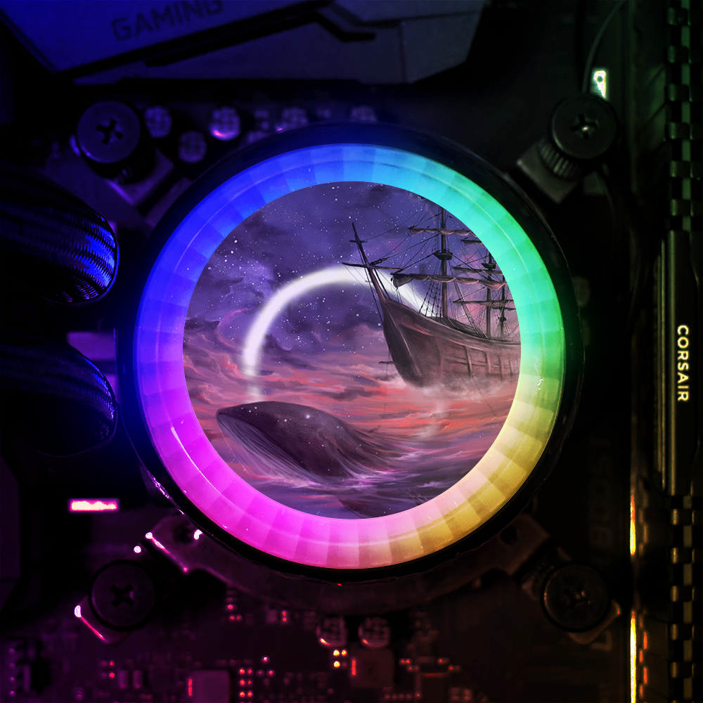 Custom Print AIO Covers for Cooler Master MasterLiquid CPU Cooler Series