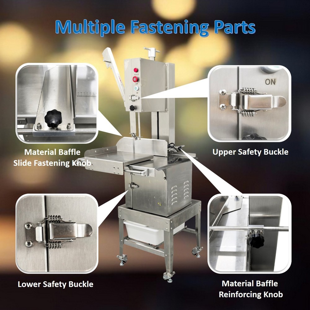 Commercial Electric Bone Sawing Machine 110V Multifunction Meat Bone Saw Machine