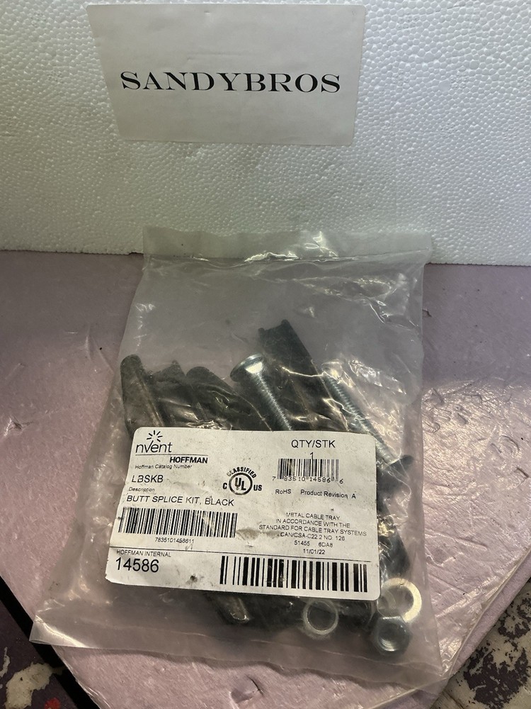 NVENT - HOFFMAN.  LBSKB / BUTT SPLICE KIT/ BLACK