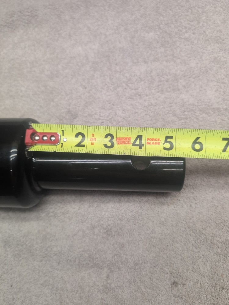 2-9/16" Round to 2" Round Auger Bit Post Hole Digger Adapter Conversion 7/8" Pin
