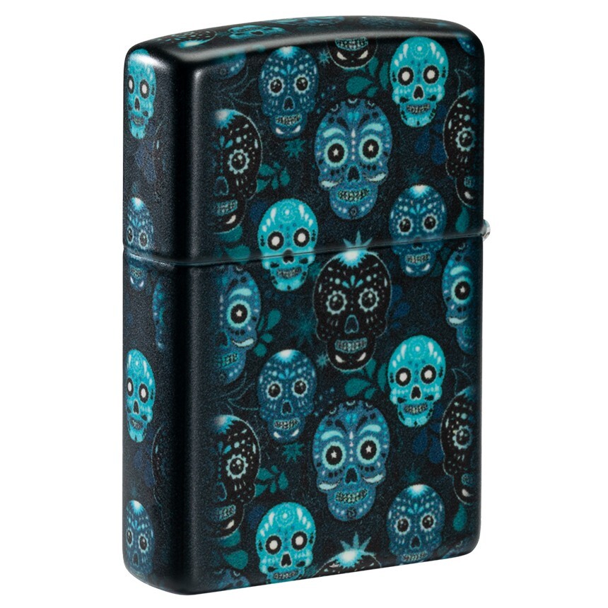 ZIPPO 46017 SUGAR SKULLS GLOW Lighter