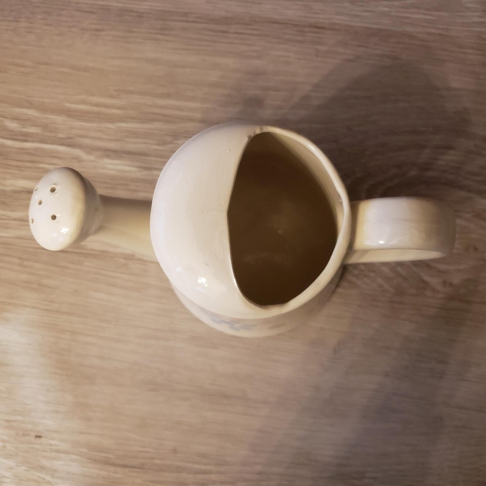 Handmade Ceramic Watering Can. Signed.