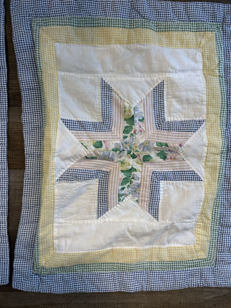 Vintage Quilted Pillow Shams