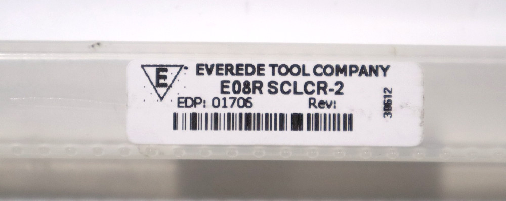 EVEREDE, E08R SCLCR-2, 1/2" CARBIDE BORING BAR 01706