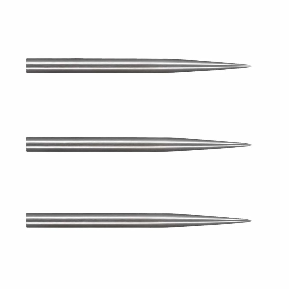 Shot Silver Steel Tip Dart Points 35mm