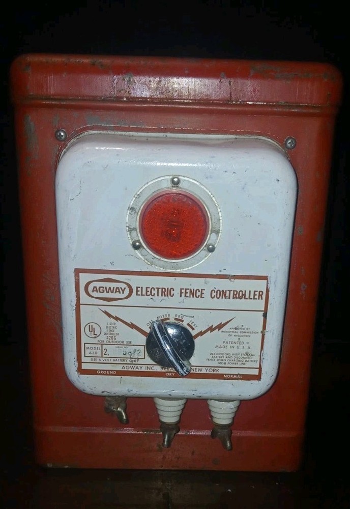 Agway Electric Fence Controller Model A30 Tested Working