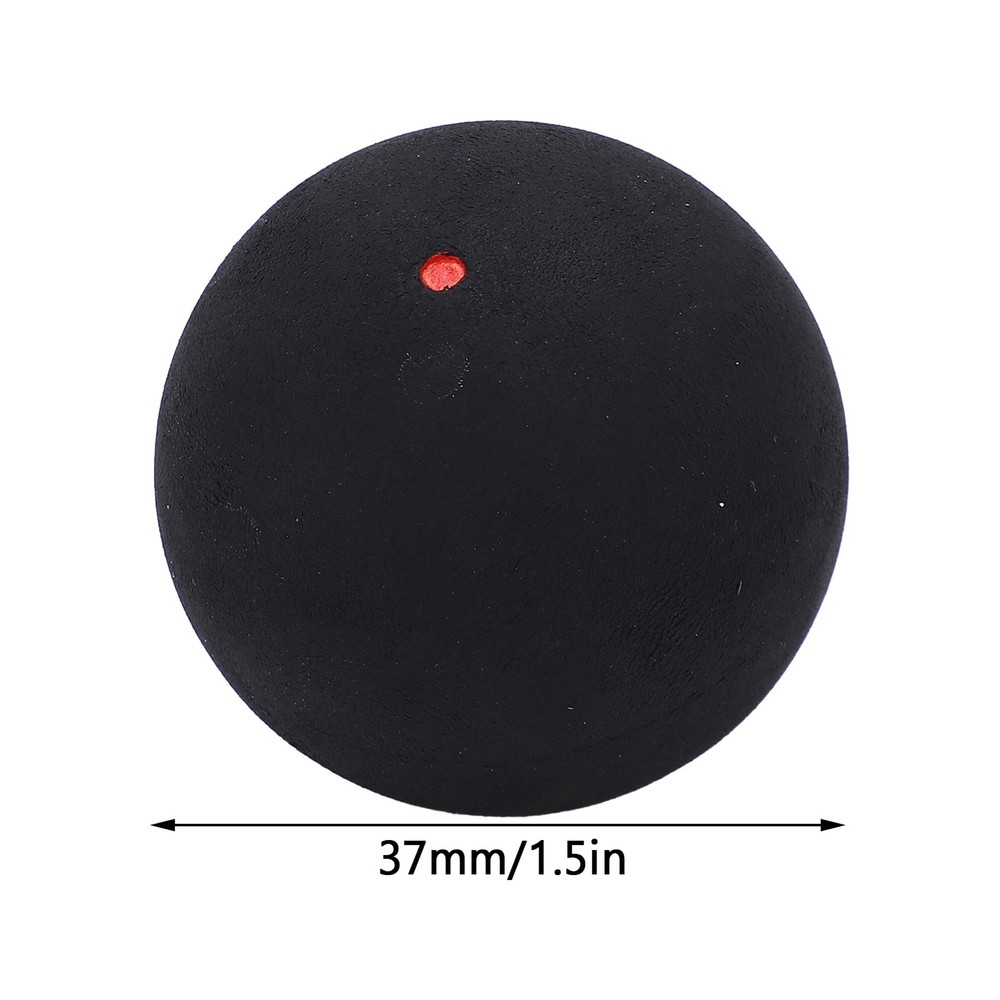 5 X 37mm Single Dot Squash Balls For Beginner Training