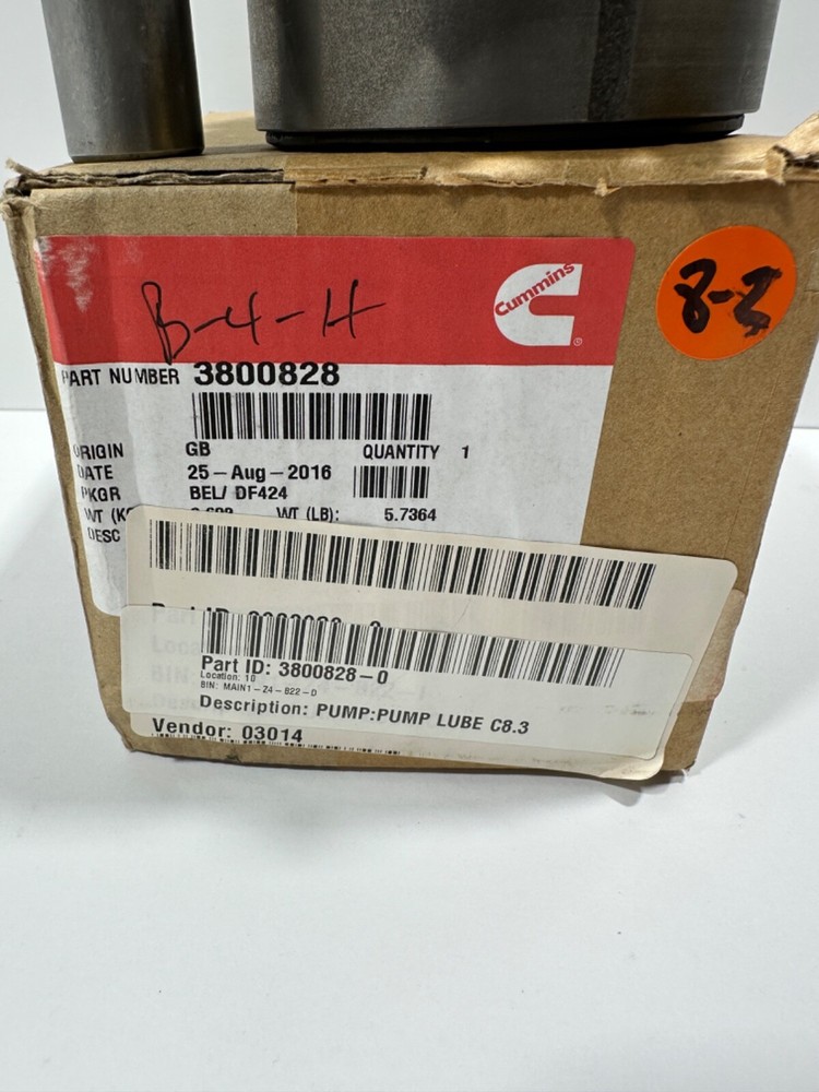 NEW OEM CUMMINS 3800828 KIT LUBE PUMP