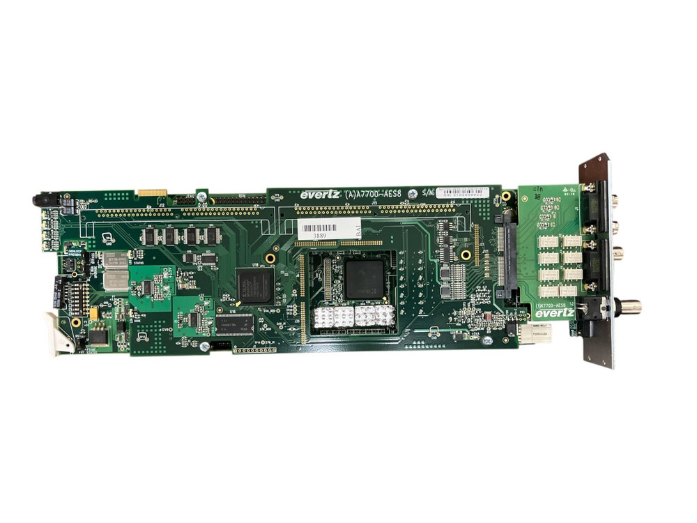 EVERTZ 7746FS-EAES8-DD-HD SDI Frame Synchronizer (WITH BACKPLANE)