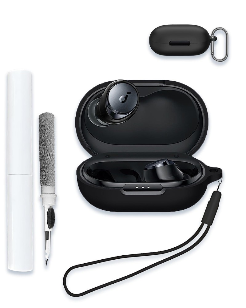 Case for Soundcore by Anker Space A40 Adaptive Active Noise Cancelling BLACK