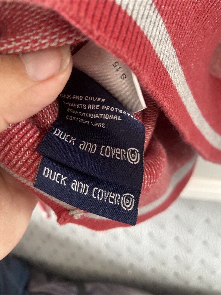 Duck & Cover Jumper 2xl Red Men’s Pullover