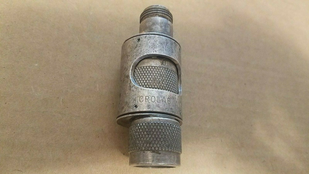 MicroLab AV-A32 Variable Rotary Step Attenuator 0-10dB (2dB-Steps) Type-N(m-f)