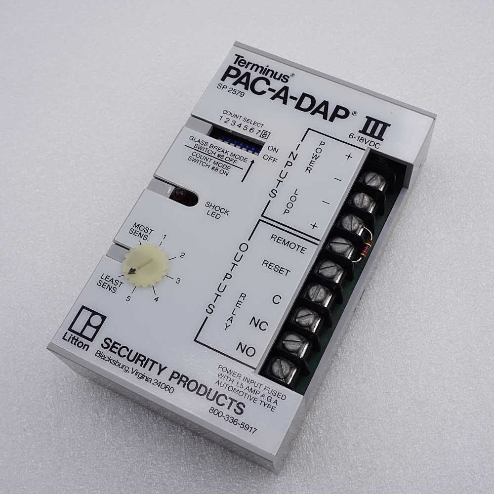 TERMINUS PAC A DAP III 3 SP2579 *PAC A DAP II & Glass Break Processor*