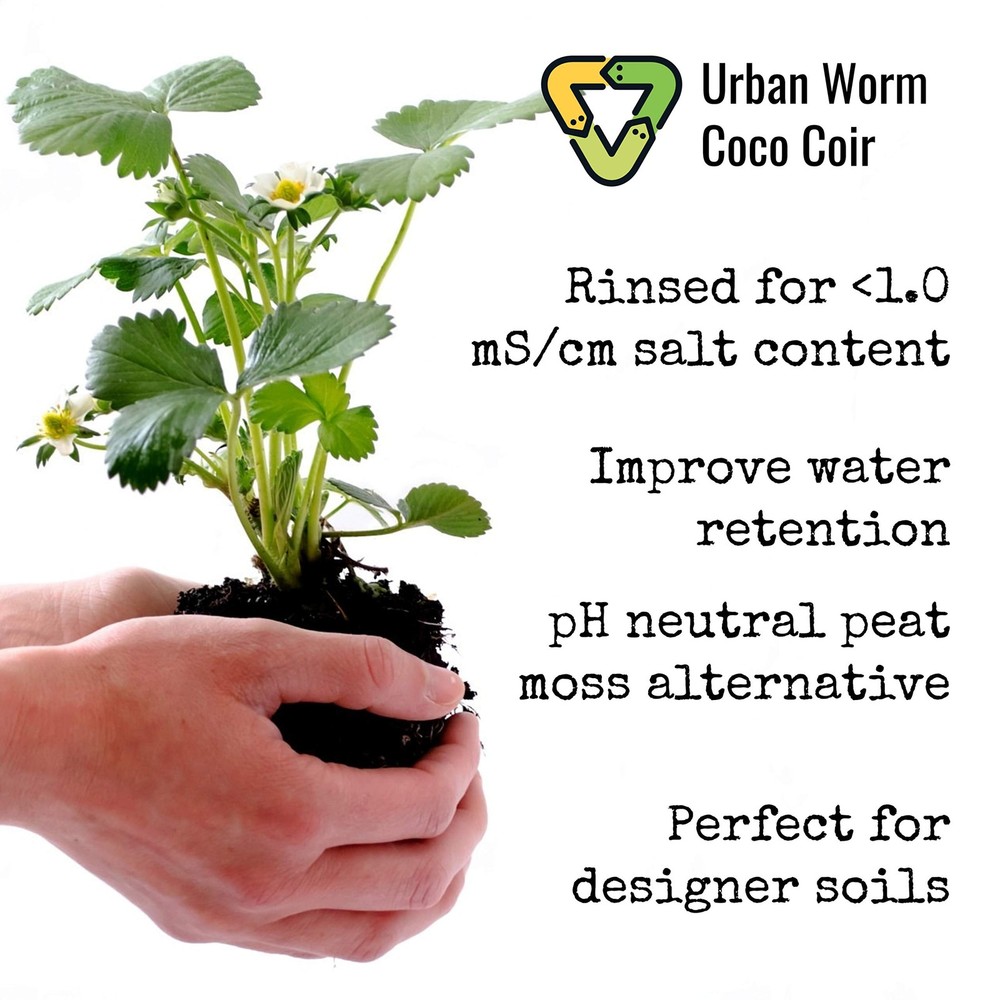 Urban Worm Coco Coir Soil Amendment and Bedding 2