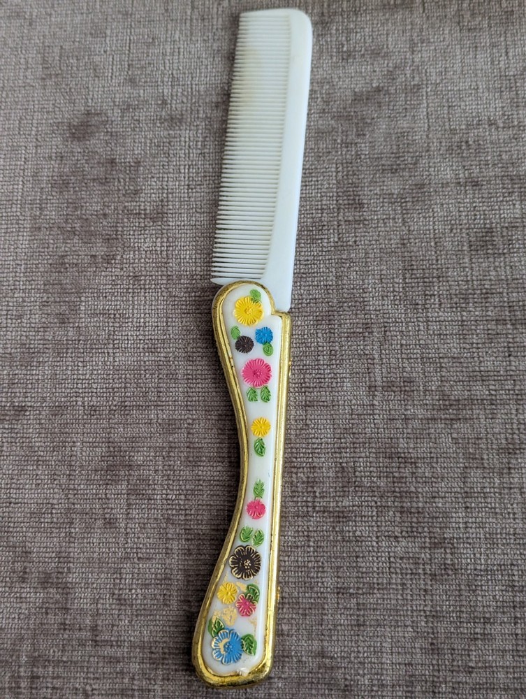 Vintage Plastic Combs and Mini Plastic New Orleans Mirror