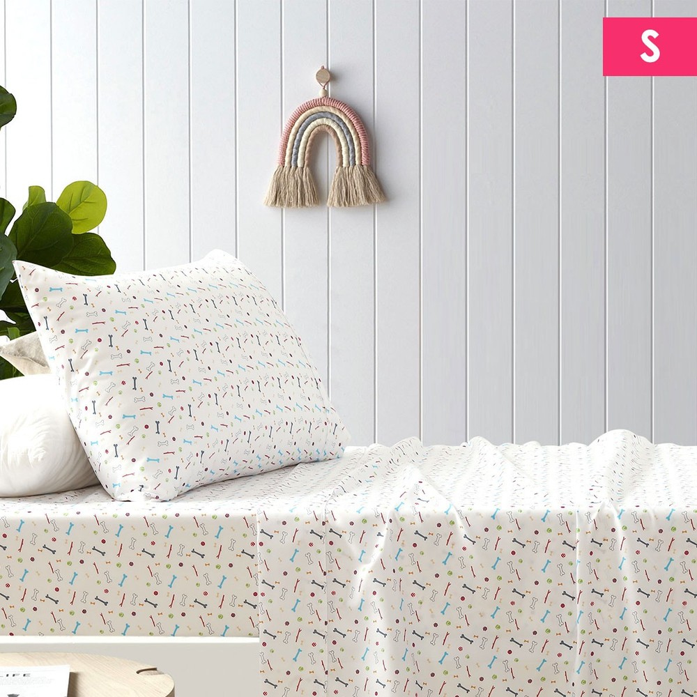 Bones Kids Printed Sheet Set by Happy Kids