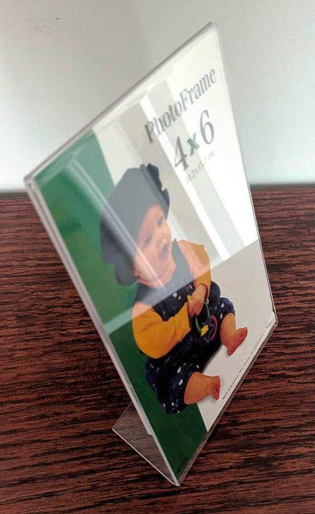 10 MCS Bent Acrylic Frames For 4x6 Single Vertical
