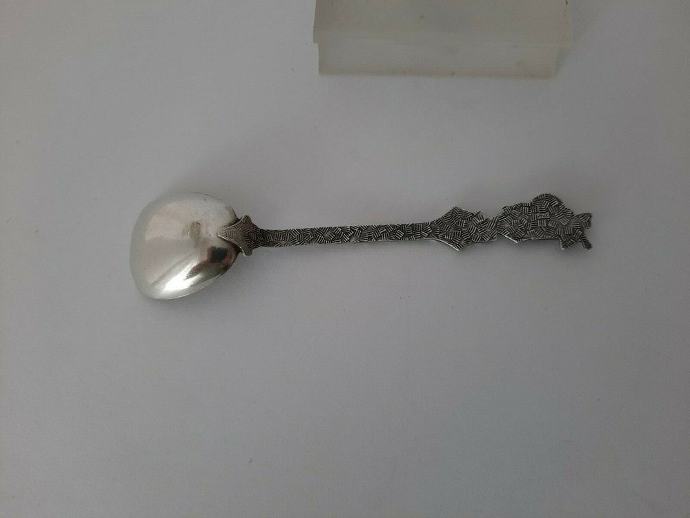 Vintage Solid Silver Spoon - Budapest Souvenir Vajdahunyad Var