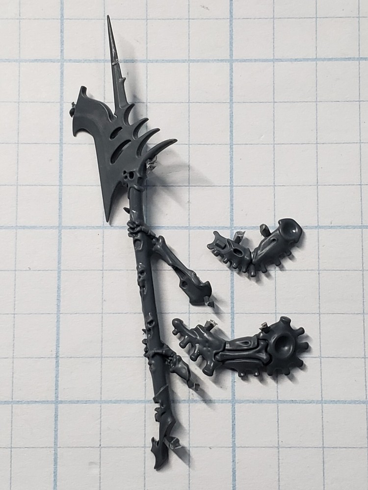 Warhammer Ossiarch Bonereapers Bits Immortis Guard Bone Dread Halberd  #77