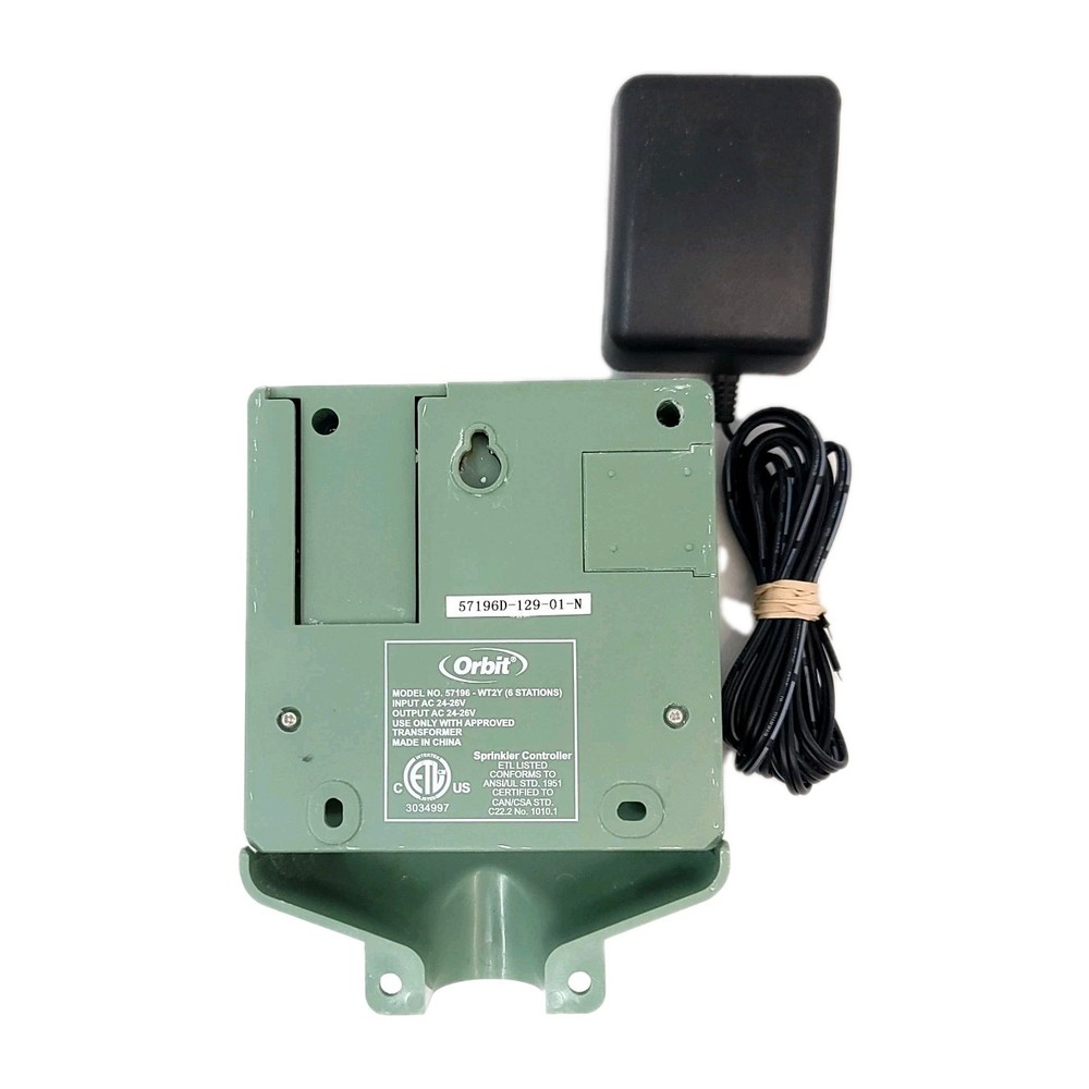 Orbit WaterMaster 6 Station Dual Program Sprinkler Timer Controller 57196