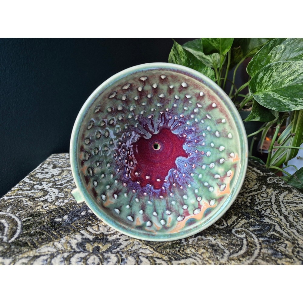 Handmade Pottery Pour Over Coffee Dripper Ceramic Studio Filter Cone