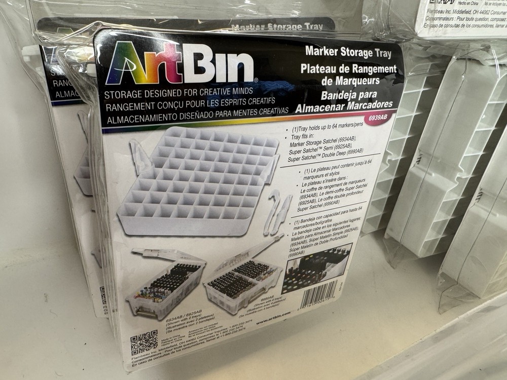 Art Bin Marker Storage Tray Lot.